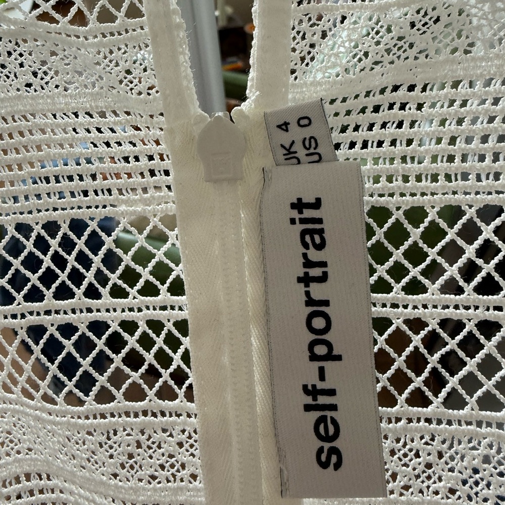 Self-Portrait Cream Lace Women's Bag